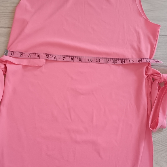 Women Sleeveless Tie Irregular Top And Wrinkled Pants Two Piece Set - Picture 10 of 15